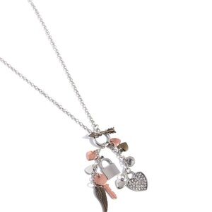 Silver and Gold Charm Necklace